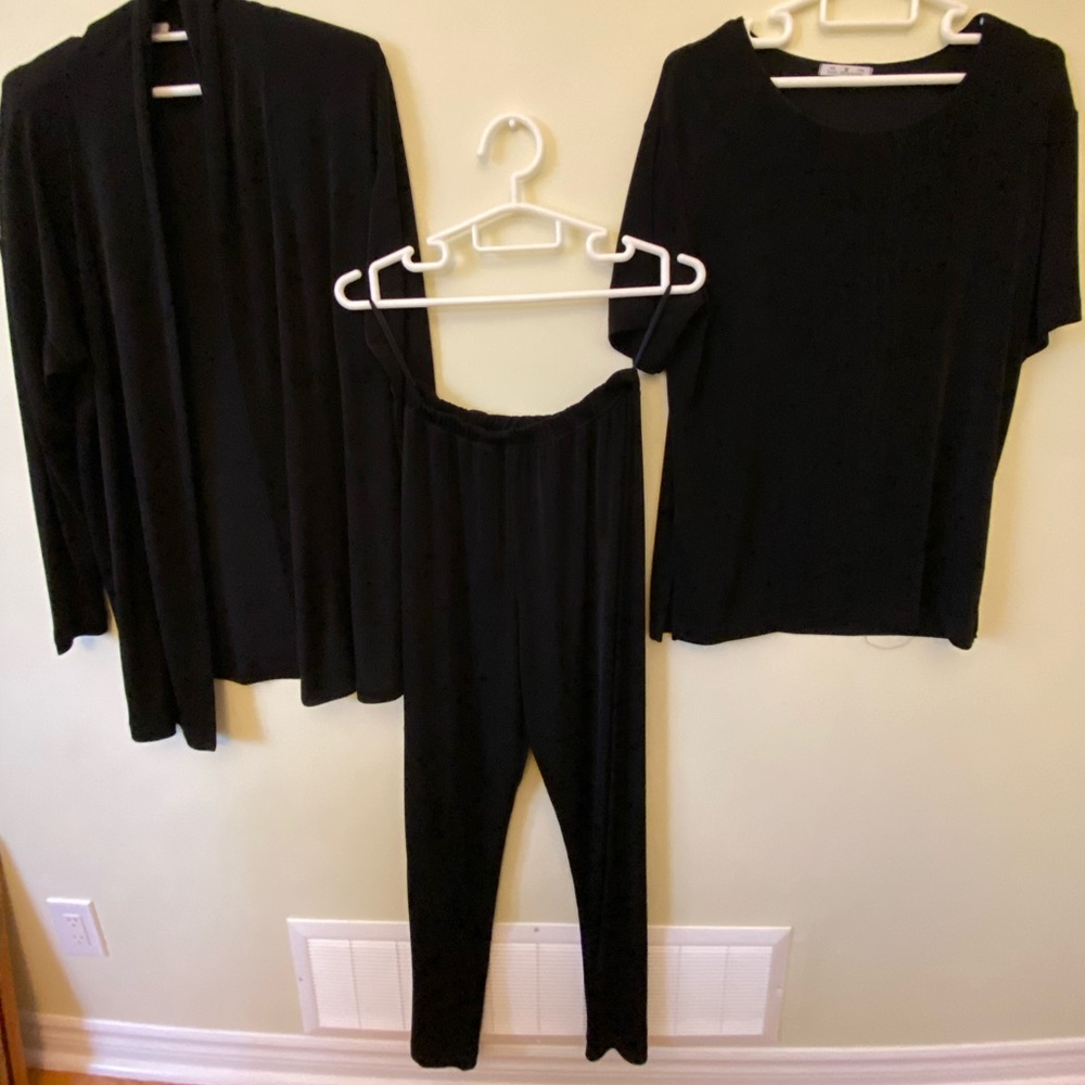 Marks and Spencer’s Three piece Light jacket, pants, short sleeve top
